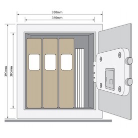 Sejf biurowy YALE YSV/390/DB2