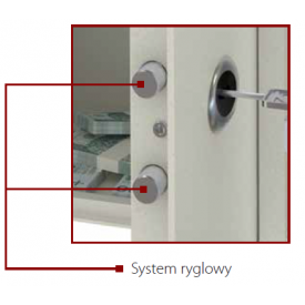 Konsmetal Sejf wrzutowy Koliber 45 Laptop 15" z otworem górnym