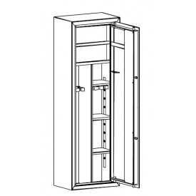 Novcan Szafa na broń długą G3/S1/11/P