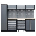 Zestaw mebli warsztatowych KING TONY 87D11X04A-KG  - szary