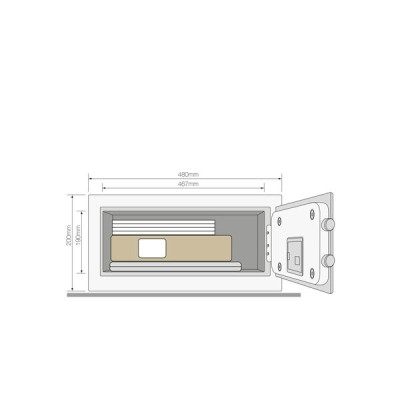 YLM/200/EG1 sejf na laptop