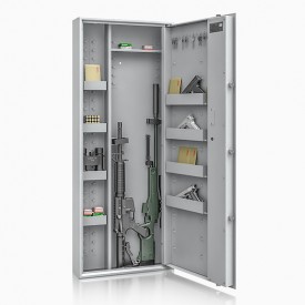 ISS Szafa na broń SIEGEN SLIM 1506014 - przystosowana do umieszczenia w szafie lub w płytkiej wnęce